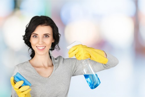 Cleaning a carpet stain with a gentle solution